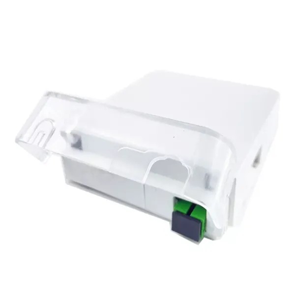 FTTH Network Indoor Fiber Optic Faceplate Socket Panel with 1 Core SC Connector Type