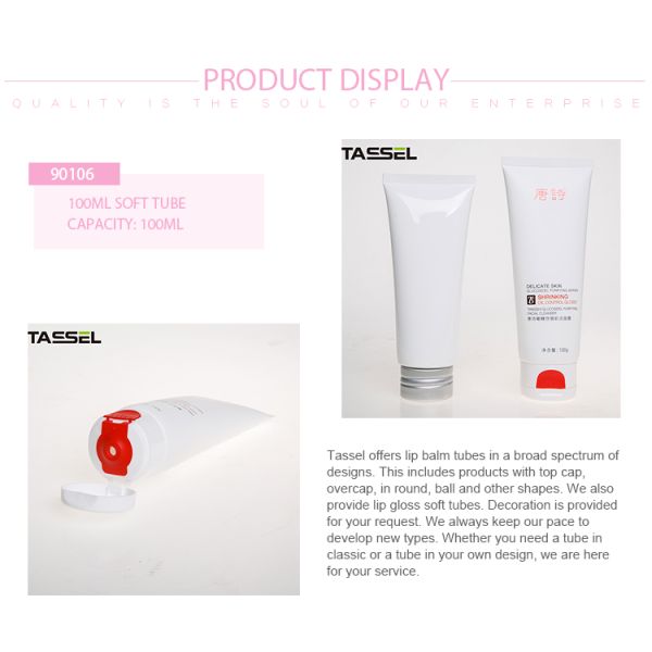 New Design Empty Cosmetic Tube Containers Leakproof Convenient For Travel