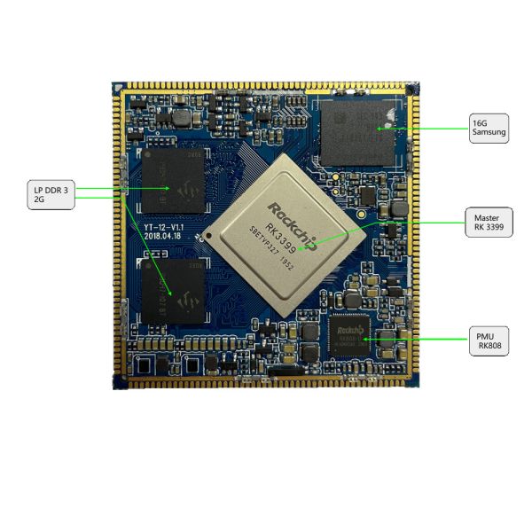 HD Display Screen Rockchip Board YT12 RK3399 Drive Core Board