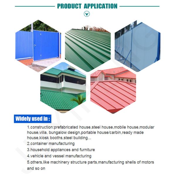 Full Hard PPGI Corrugated Sheet Cold Rolled Galvalume Corrugated Sheet 600mm - 1100mm