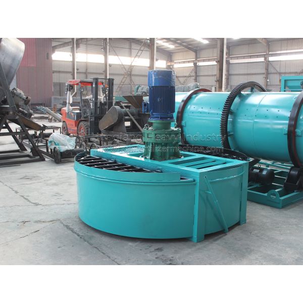 Vertical Compound NPK Powder Fertilizer Batch Type Pan Mixer Machine