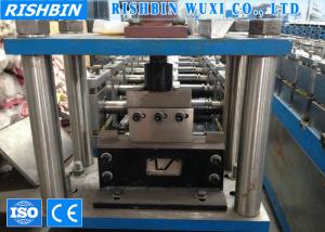 10 Stations Carbon Steel Hat Channel Roll Forming Machine with Chain Transmission