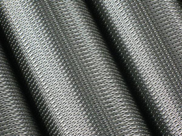 Quality SS wire mesh belts Cordweave Round Wire conveyor belts for oven bakery machinery for sale