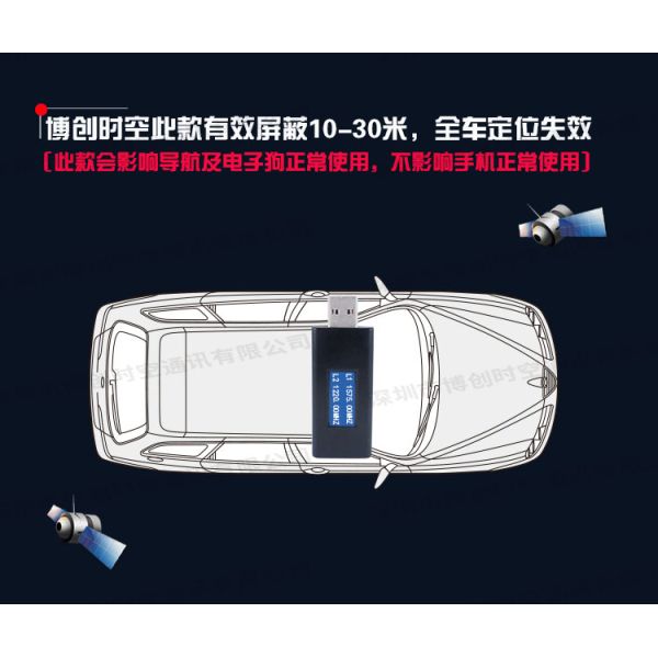 USB anti positioning and anti tracking jammer vehicle USB power supply GPS Signal Jammer to prevent personal vehicle pos
