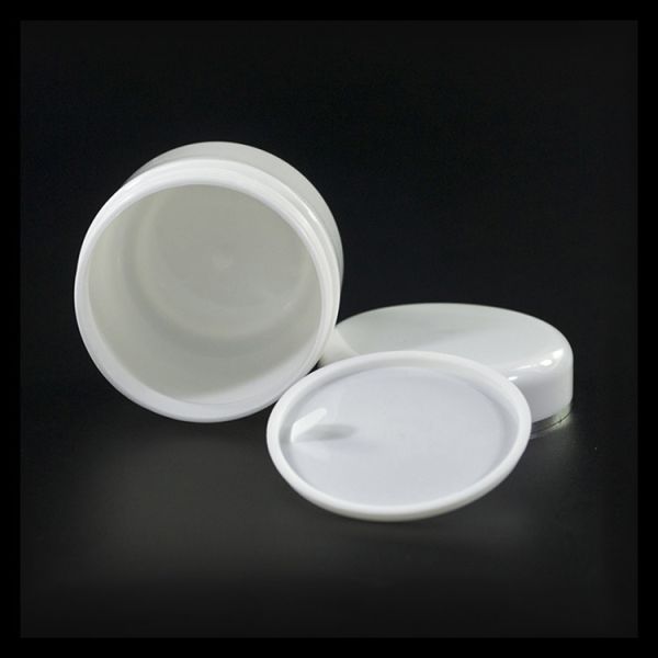 Slik Screen Printing Plastic Cosmetic Containers Hot Stamping With Silver Line