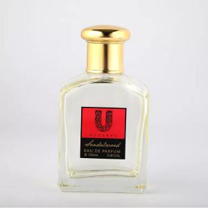 China 100 Ml Empty Perfume Glass Bottles Transparent Light Grey Atomizer Sprayer Sealing wholesale
