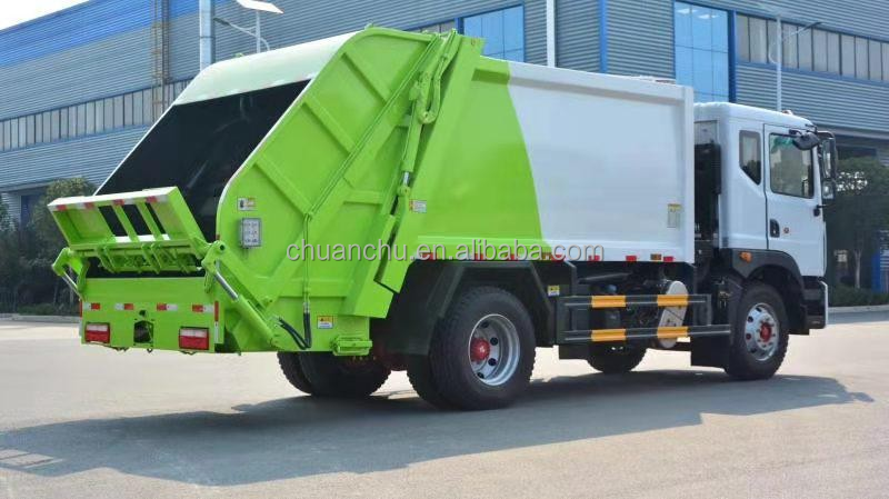 Manual Transmission 10cbm Waste Collection Garbage Compactor Truck for Garbage Can Cleaning and Compression at Affordable
