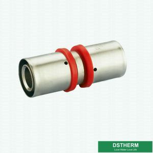 Customized Reducer Threaded Coupling Compression Double Straight Brass Press