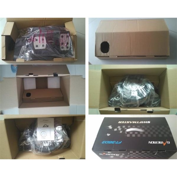 multi-interface gaming racing wheel steering wheel with foot pedal for PC (Direct-X & X-INPUT) /P3 /P4