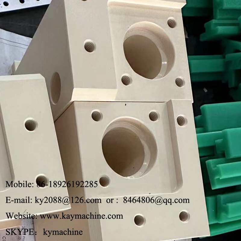 China Polyetheretherketone Tecapeek PEEK Carbon Slider Industrial Stenter Machine Spares Plastic Prototyping Service CNC PEEK Plastic China manufacturer wholesale