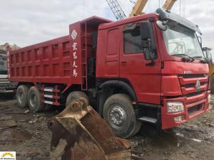China Howo 8x4 Second Hand Dumper Truck , Mining Tipper Trucks Left Hand Drive wholesale