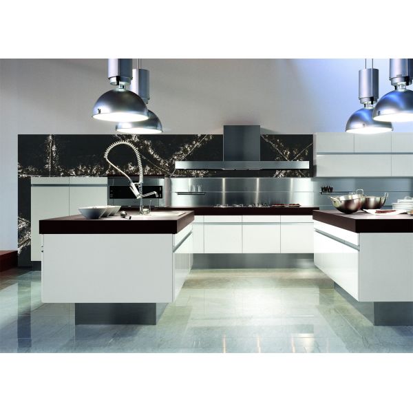 Hard Polished Quartz Stone Top Artificial Stone Table Top Impact Resistance