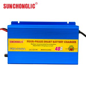 China 40a 12v Gel Battery Charger Ac Input 220v 50hz Lightweight And Compact on sale