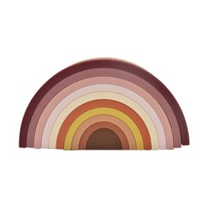 Non Toxic Montessori Rainbow Stacking Toy Inspires Imagination Creativity