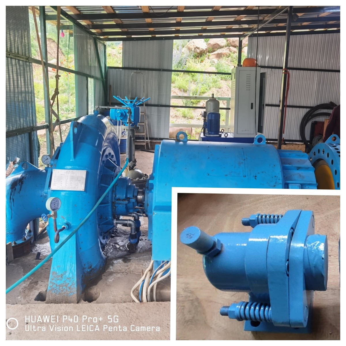 Customized Color Efficiency Water Turbine Generator For Hydro Power Plant