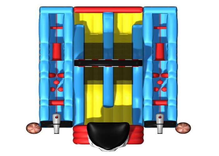 OEM Bouncy Castle Assault Course , Blow Up Bounce House Hallowmas Theme Hallowmas