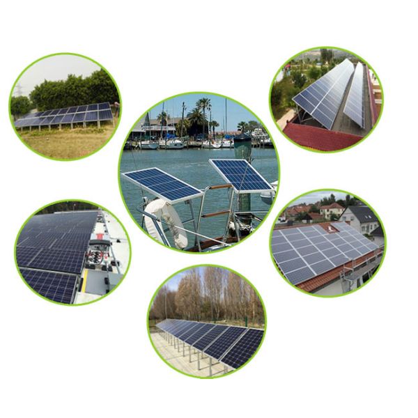 High Efficiency 50 Watt Polycrystalline Solar Panel Anodized Aluminum Alloy Frame