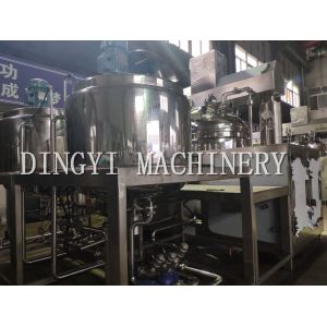 China Compact Cosmetic Mixer Equipment , Low Noise Lotion Making Machine on sale