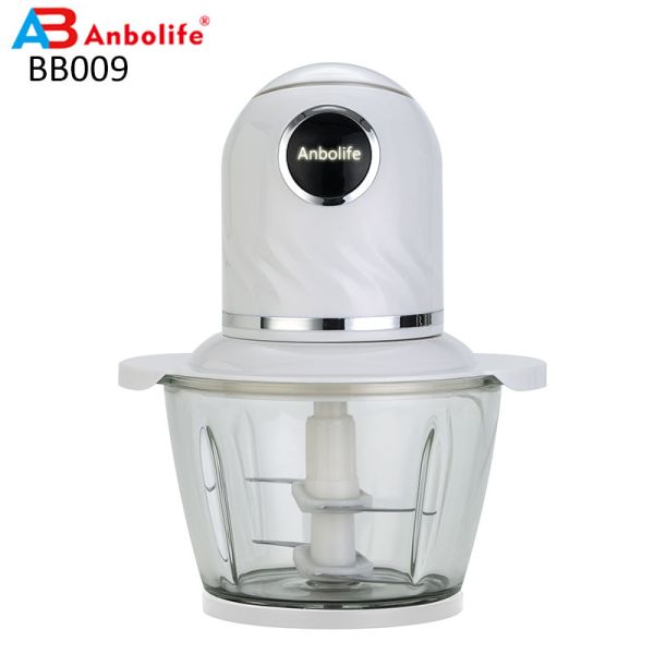 Food Blender Portable 0.8L Stainless Steel For Meat Vegetables Fruits And Nuts