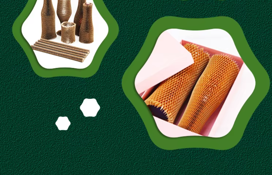 Biodegradable Honeycomb Cushioning Paper Customized Honeycomb Paper Roll