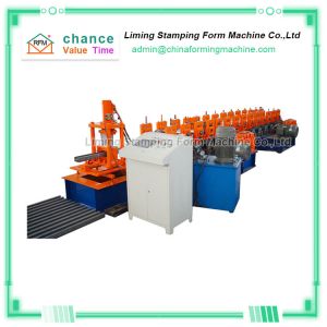 China Warehouse Shelf Rack Roll Forming Machine PLC Control wholesale