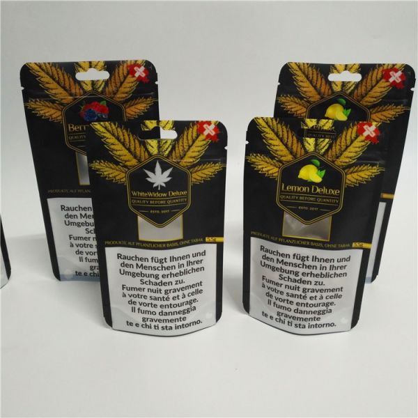 3.5g Cookies Mylar Bags Soft Touch Flower Seeds Packaging Sachet Tea Sample Bag Candy Bags