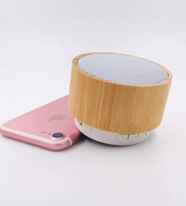 China Bamboo Bluetooth Speaker With Super Bass Portable Mini Speaker Gift  Speaker with FM wholesale