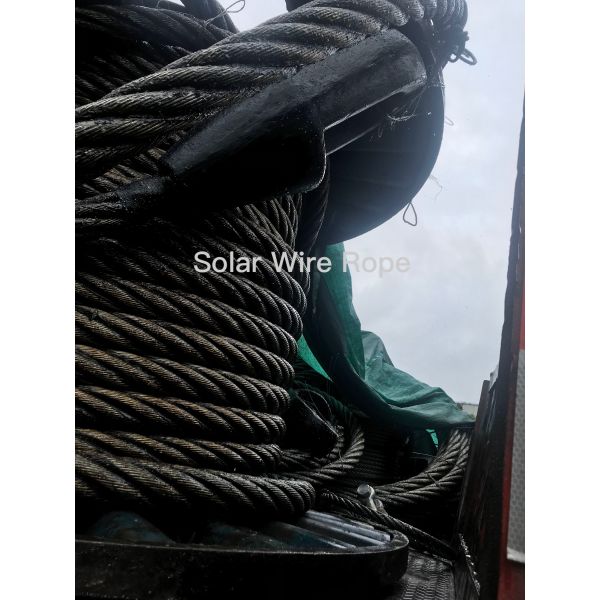 Ungalvanized Eye Wire Rope Sling with Heavy Duty Thimble Flemish 6*25