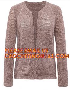 China Hot Sale Professional Sweater Cardigan Women, V-Neck Two-Pocket Cashmere Cardigan Sweater for women on sale