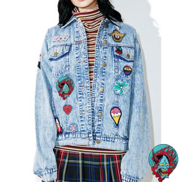 Samurai Hannya Custom Felt Patches Personalized Patches For Clothes