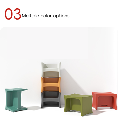 Support customization Music Room Students Multi-side Stool Chair , Simple Multi-functional Kindergarten Plastic Children's Stool