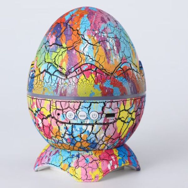 Creative Dinosaur Egg LED Star Galaxy Projector Night Light Ocean Wave Star Light Projector Speaker Lamp For Kids Adults