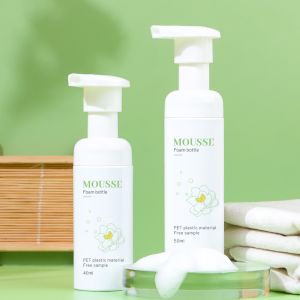 China JXPACK PET Foam Pump Bottle with Press Pump Head and Customized Decoration in Sleek Design for Personal Care wholesale