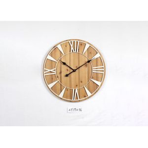 China Round Numerals Irregular Knot Metal Frame Wall Clock wholesale