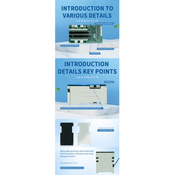 KLS 3.7v 14s 80a-100a Battery Pcm Bms for E-bike & E-car: 48v Li-ion Management System with Balance for Solar Energy