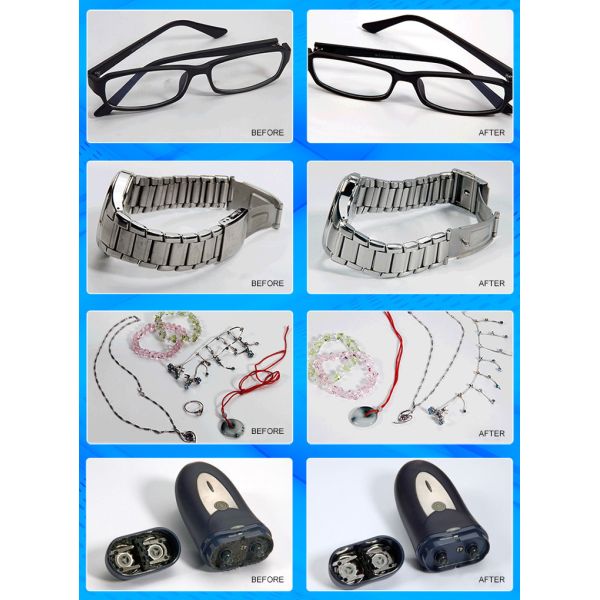 1mm Thickness 60W Ultrasonic Basket Cleaner 800ml For Spectacles Store