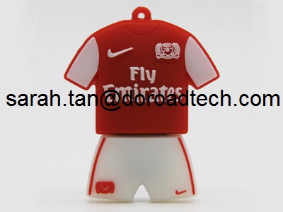 World Cup Football Jersey PVC USB Flash Drives, Hot Sale USB Memory Sticks with Logo