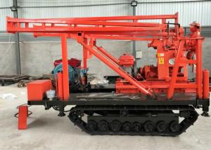 China Mobile Hydraulic Crawler Drilling Rig , Track Mounted Drill Rig Easy Operation wholesale