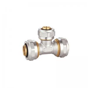 China Forged Brass Compression Fittings PF5006 Nickel Plated Female Brass Elbow wholesale