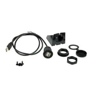 China Dashboard Custom Cable Harness Flush Mount Double USB Universal Ctuniusb wholesale