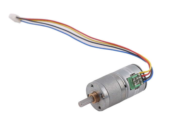 Round Geared Stepper Motor 20mm Micro Geared Stepping Motor 2 Phase 4 Wire Mini