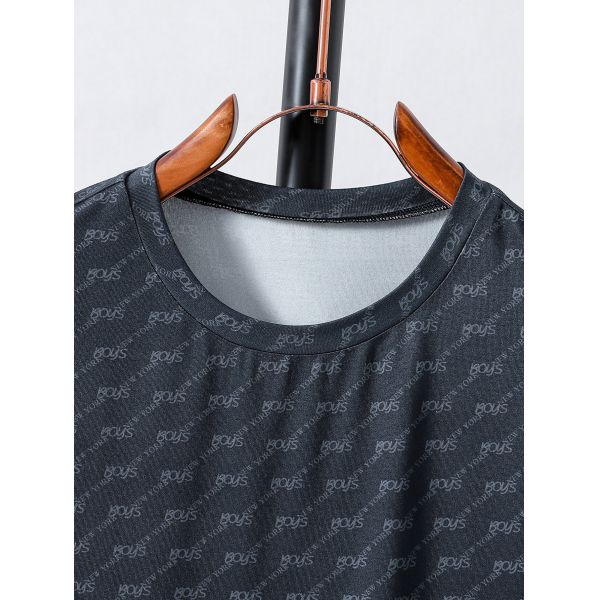 Custom Children Short Sleeve T Shirts With 100% Cotton 180gsm Fabric Material