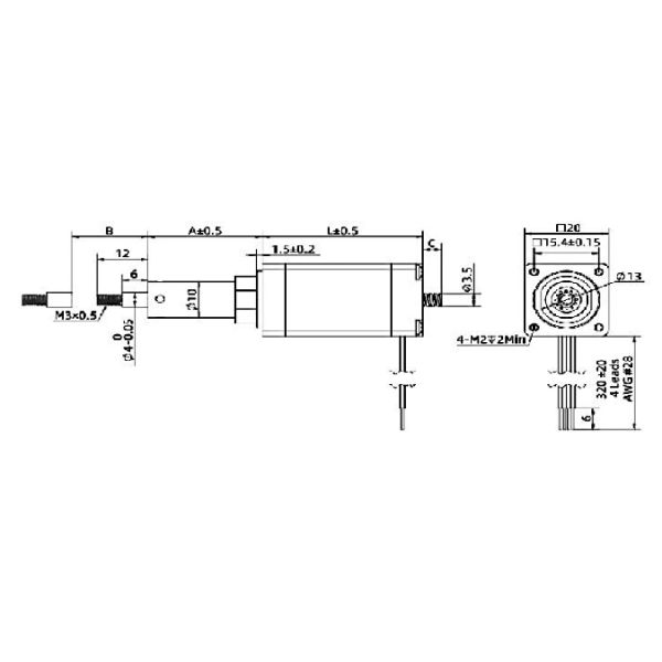 Jkongmotor OEM ODM Nema 8 11 14 17 23 24 34 12v 24v Linear Stepper Motor Electric 4 6 Leads Servo Actuator Motor