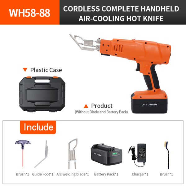 Air Cooling Power Tool Rope Cutter 100W Rechargeable Handheld