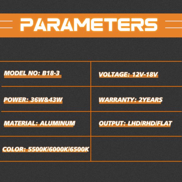 B18-3 1.5'' Laser Matrix Module Low Beam 35W High Beam 45W