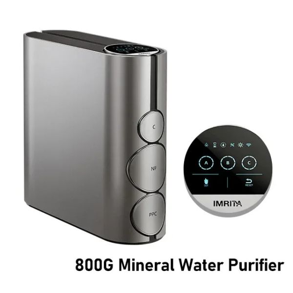IMRITA Tankless 800 GPD Water Filter Alkaline Mineral Water Reverse Osmosis RO System Water Purifier For Home Use