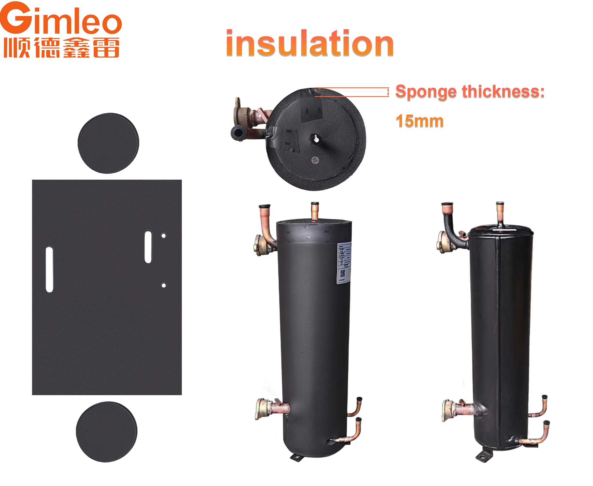 Condenser / Evaporator Multi Tubular Heat Exchanger With Economizer