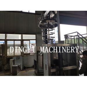 Touch Screen Homogeniser / Smooth Operation Vacuum Emulsifying Mixer