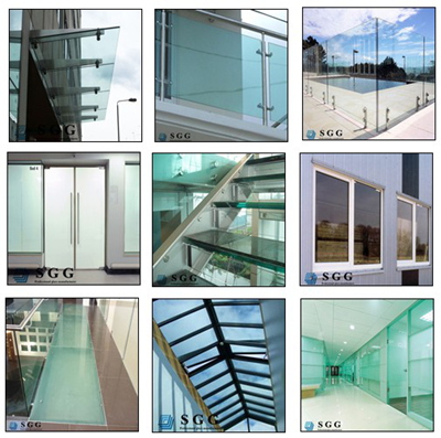 10mm Laminated glass with 1.52 PVB interlayer