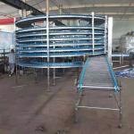 Bakery Spiral Cooling Tower System For Automated Production Line